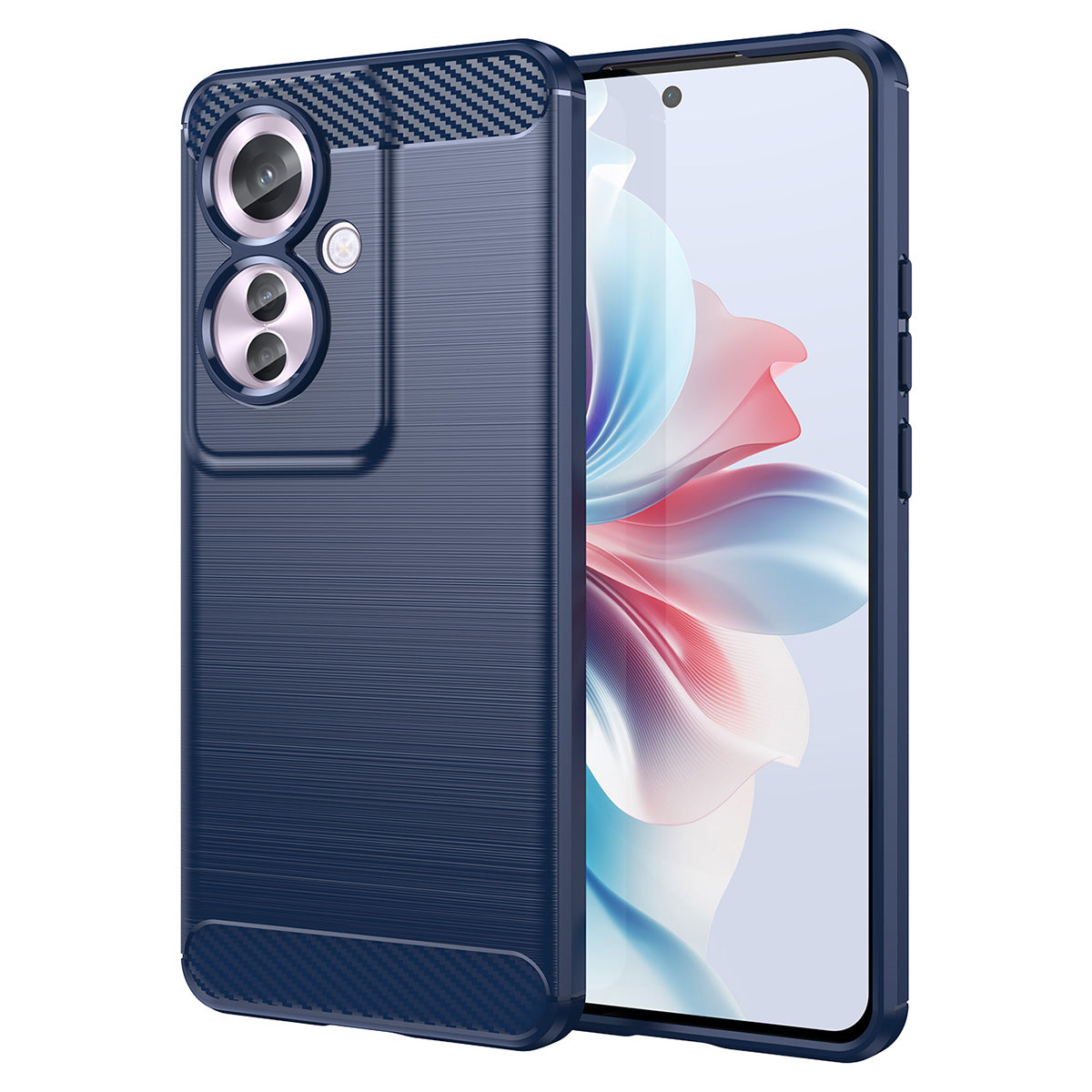 For Oppo Reno11 F 5G TPU Case Carbon Fiber Texture Back Phone Cover For Oppo Reno11 F 5G TPU Case Carbon Fiber Texture Back Phone Cover